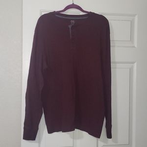 Old navy mens maroon long sleeve